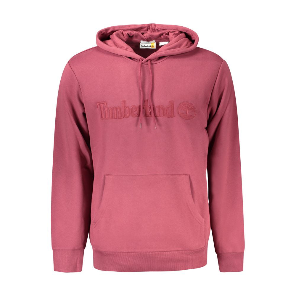 Timberland Embroidered Logo Cotton Hoodie — Purple by Timberland