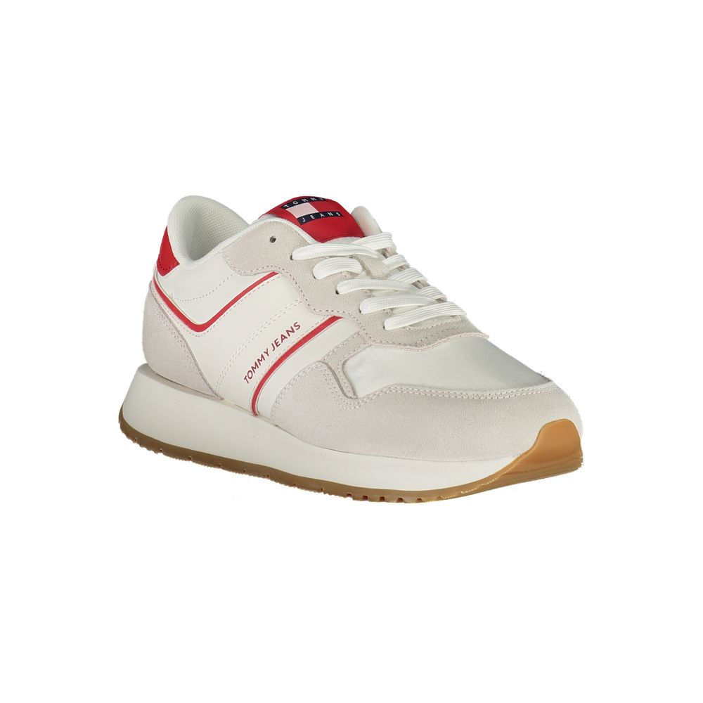 Tommy Hilfiger Color-Block Lace-Up Sneaker — Red, view 2