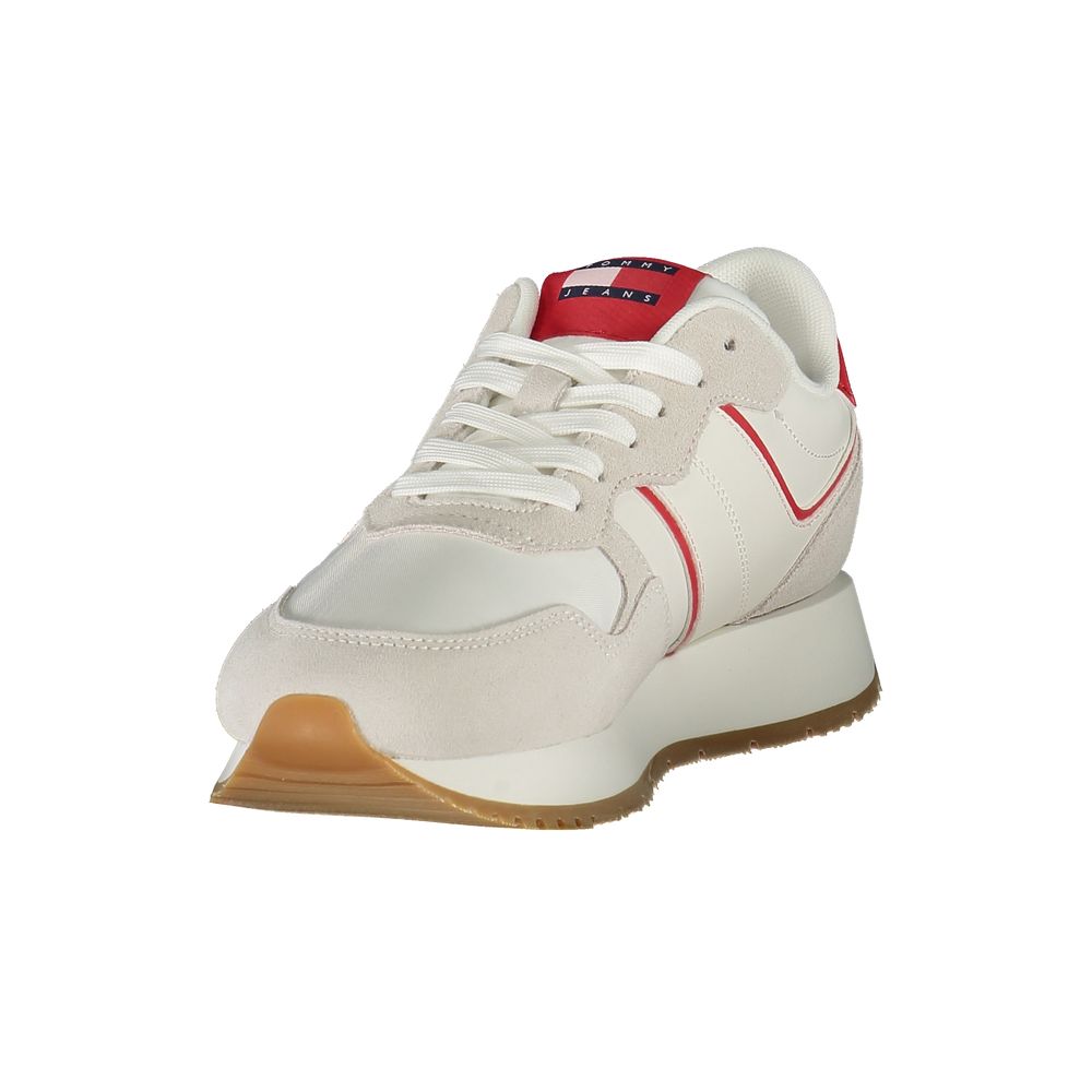 Tommy Hilfiger Color-Block Lace-Up Sneaker — Red, view 3