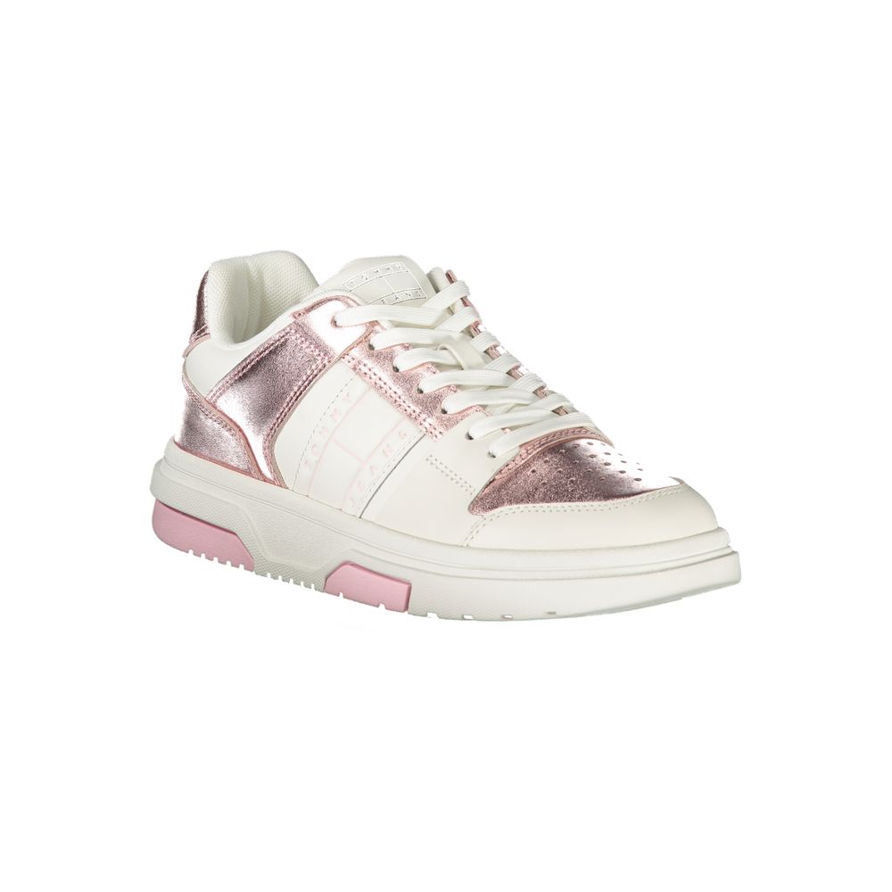 Tommy Hilfiger Metallic Colorblock Sneaker — White, view 2