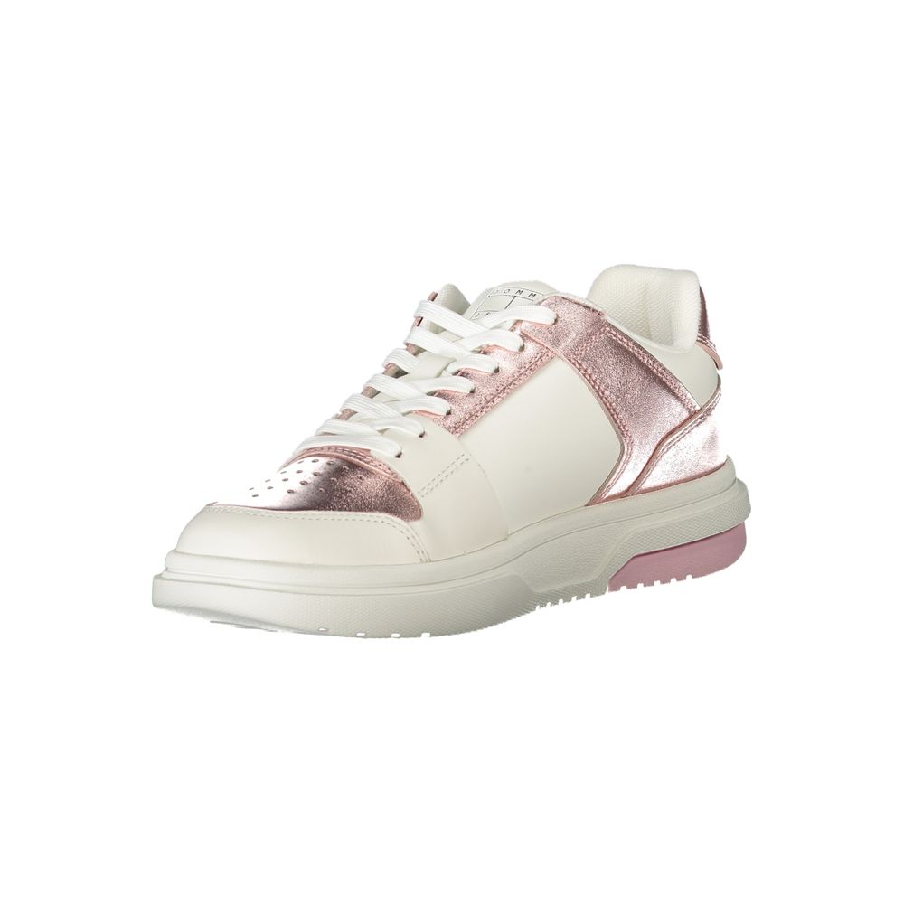 Tommy Hilfiger Metallic Colorblock Sneaker — White, view 3