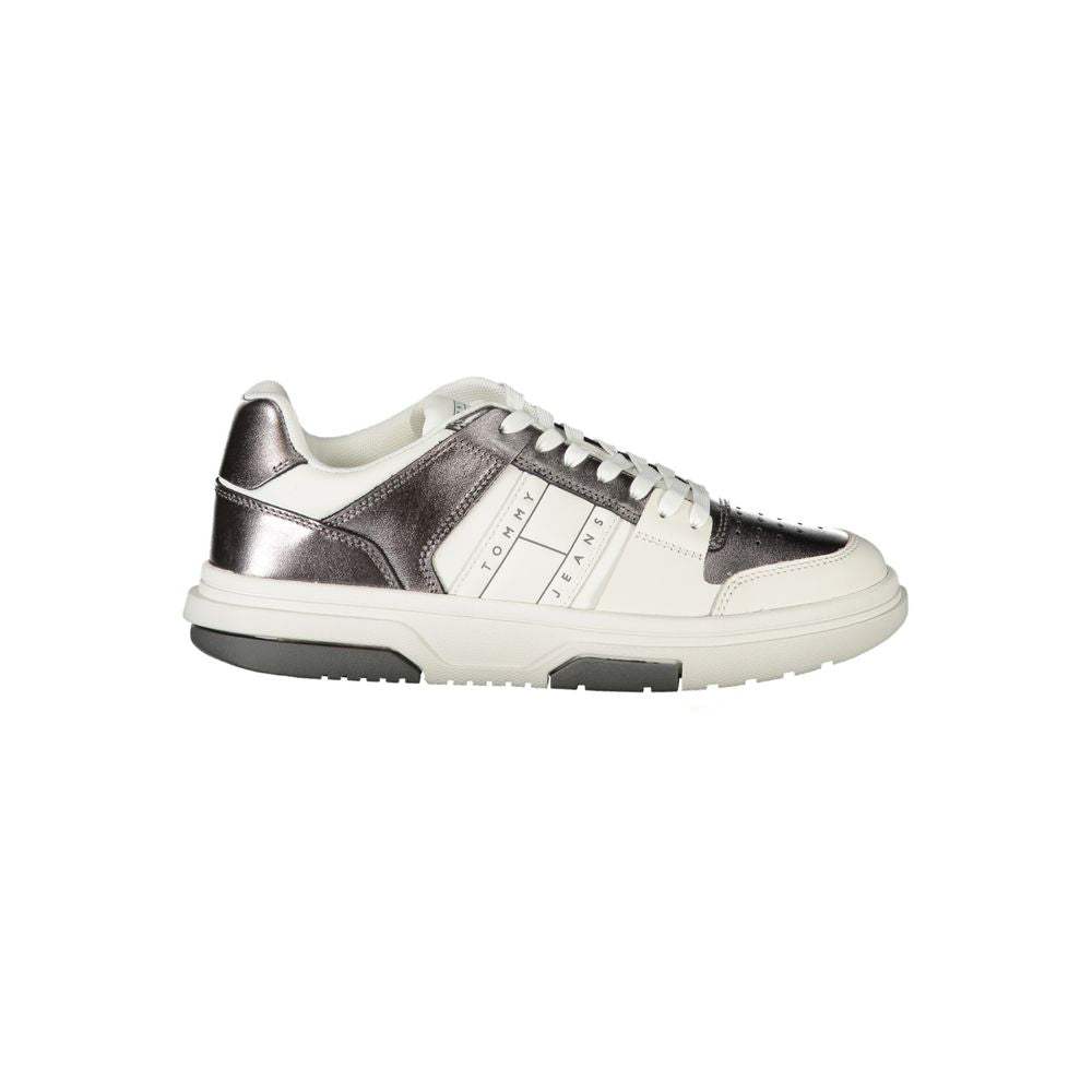 Tommy Hilfiger Metallic Colorblock Sneaker — White by Tommy Hilfiger