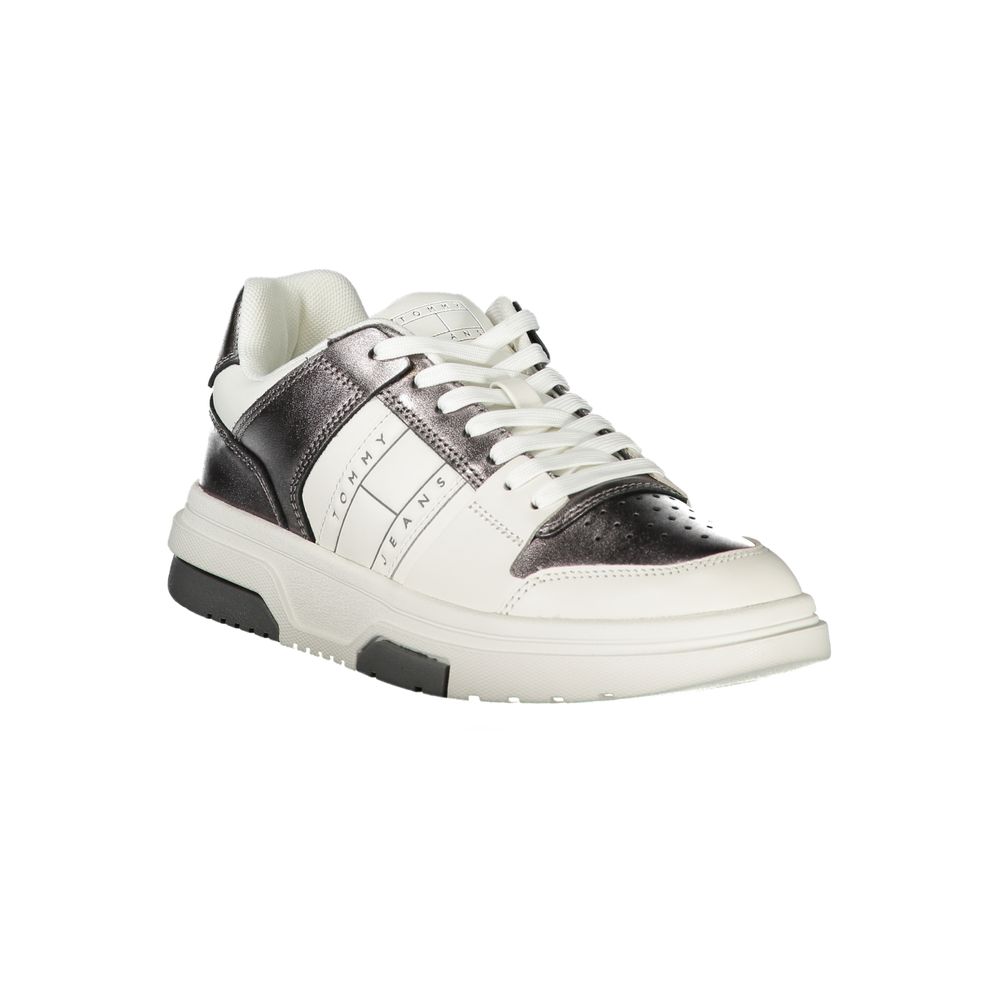 Tommy Hilfiger Metallic Colorblock Sneaker — White, view 2