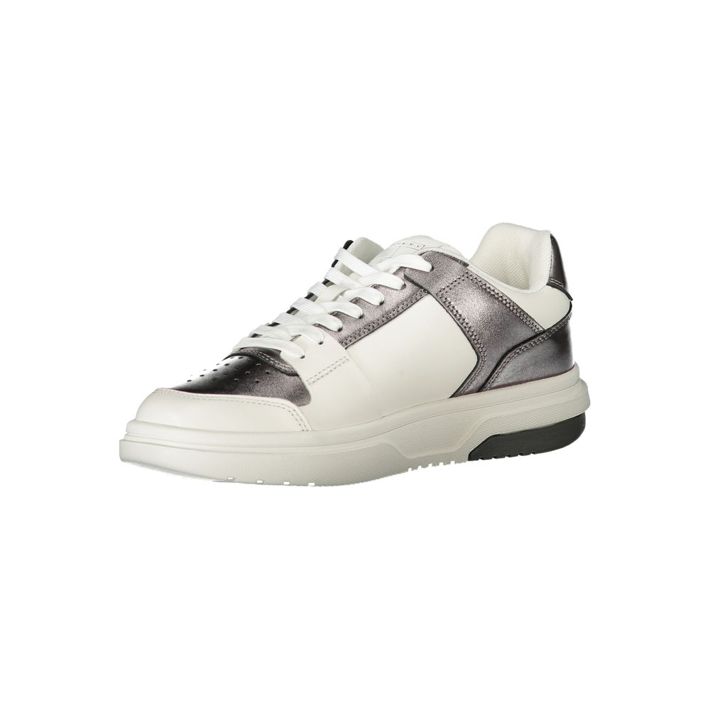 Tommy Hilfiger Metallic Colorblock Sneaker — White, view 3