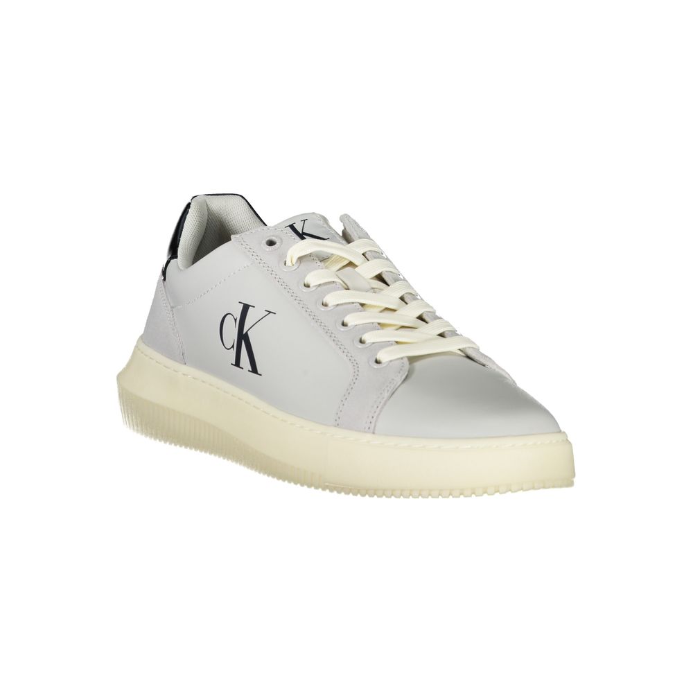 Calvin Klein Recycled Rubber Sneaker — White, view 2