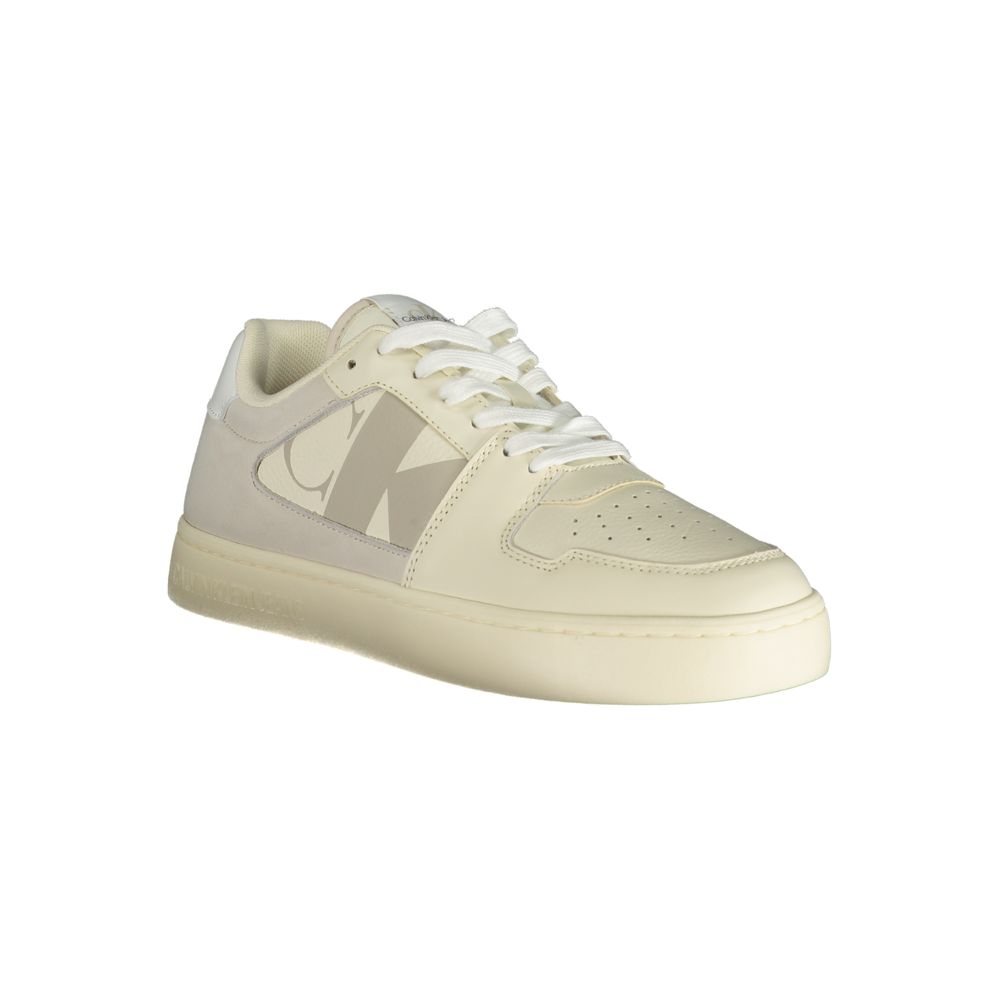 Calvin Klein Polyurethane Sneaker — White, view 2