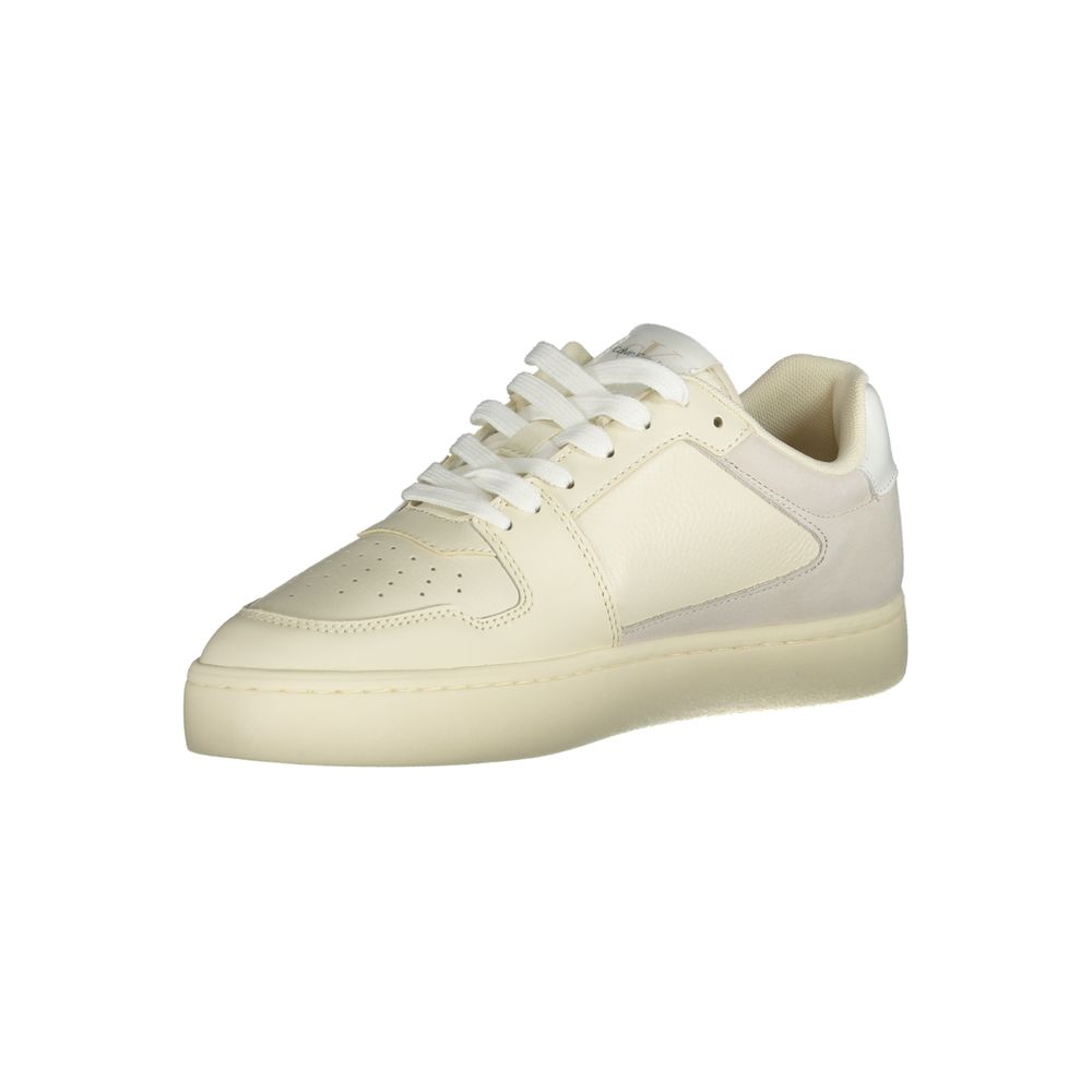 Calvin Klein Polyurethane Sneaker — White, view 3