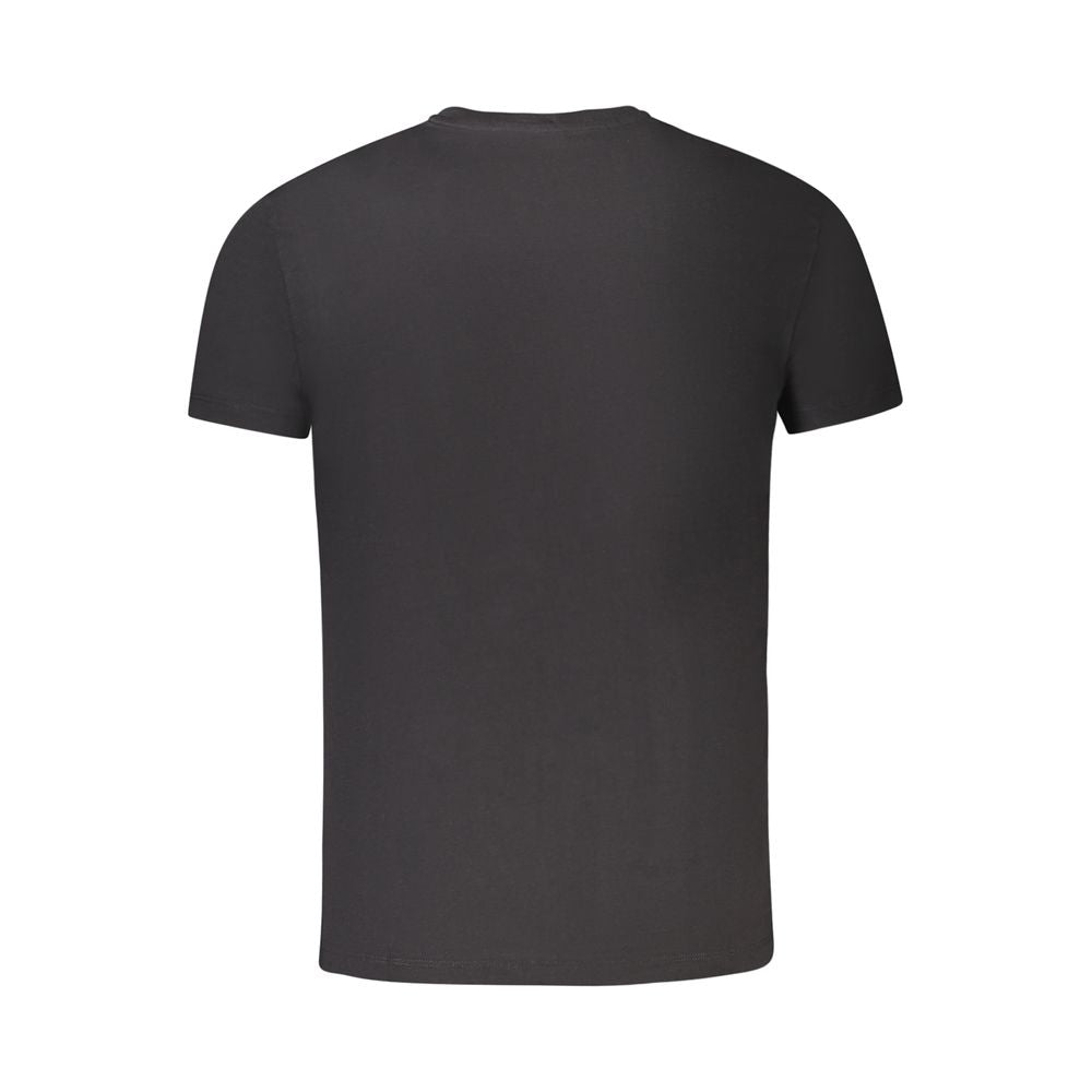 Timberland Logo-Embroidered Cotton T-Shirt — Black, view 2