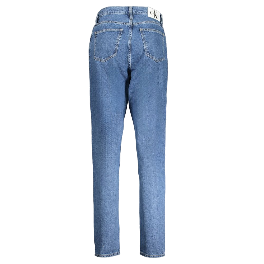 Calvin Klein Mom Jeans — Blue, view 2