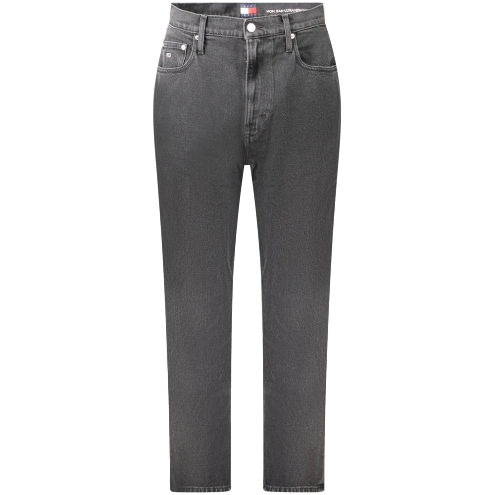 Tommy Hilfiger Ultra-High Tapered Mom Jeans — Black by Tommy Hilfiger
