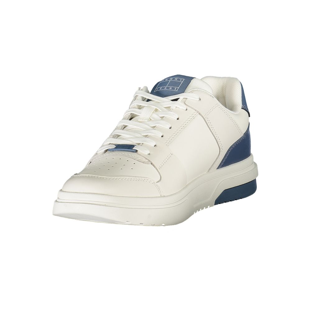 Tommy Hilfiger Colour-Block Low-Top Sneaker — White, view 3