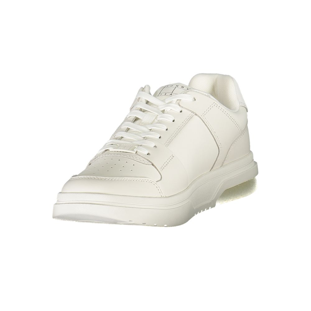Tommy Hilfiger Logo-Stripe Sneaker — White, view 3