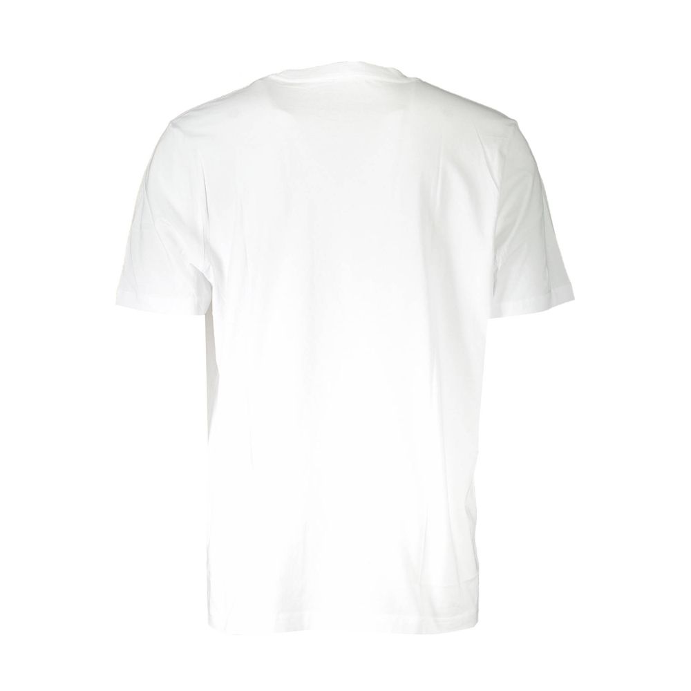 Diesel Logo-Print Cotton T-Shirt — White, view 2