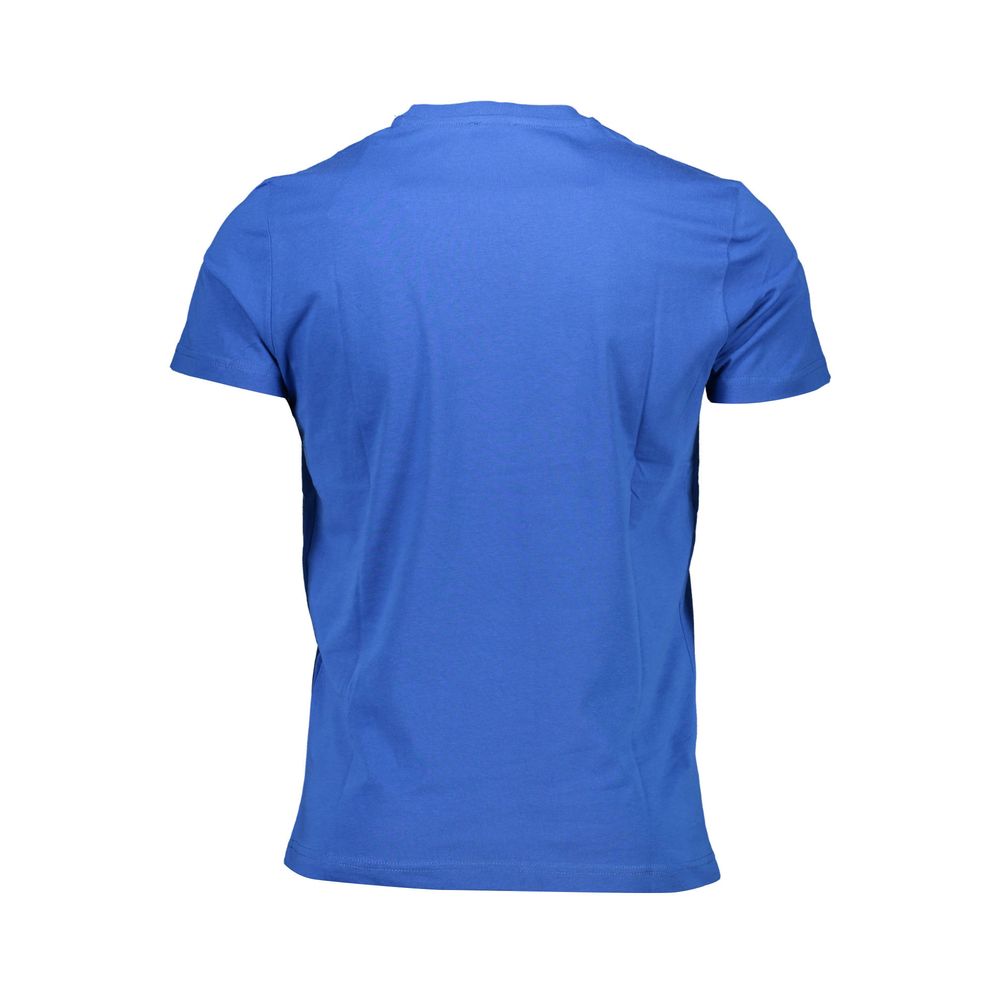 Diesel Logo-Print Cotton T-Shirt — Blue, view 2