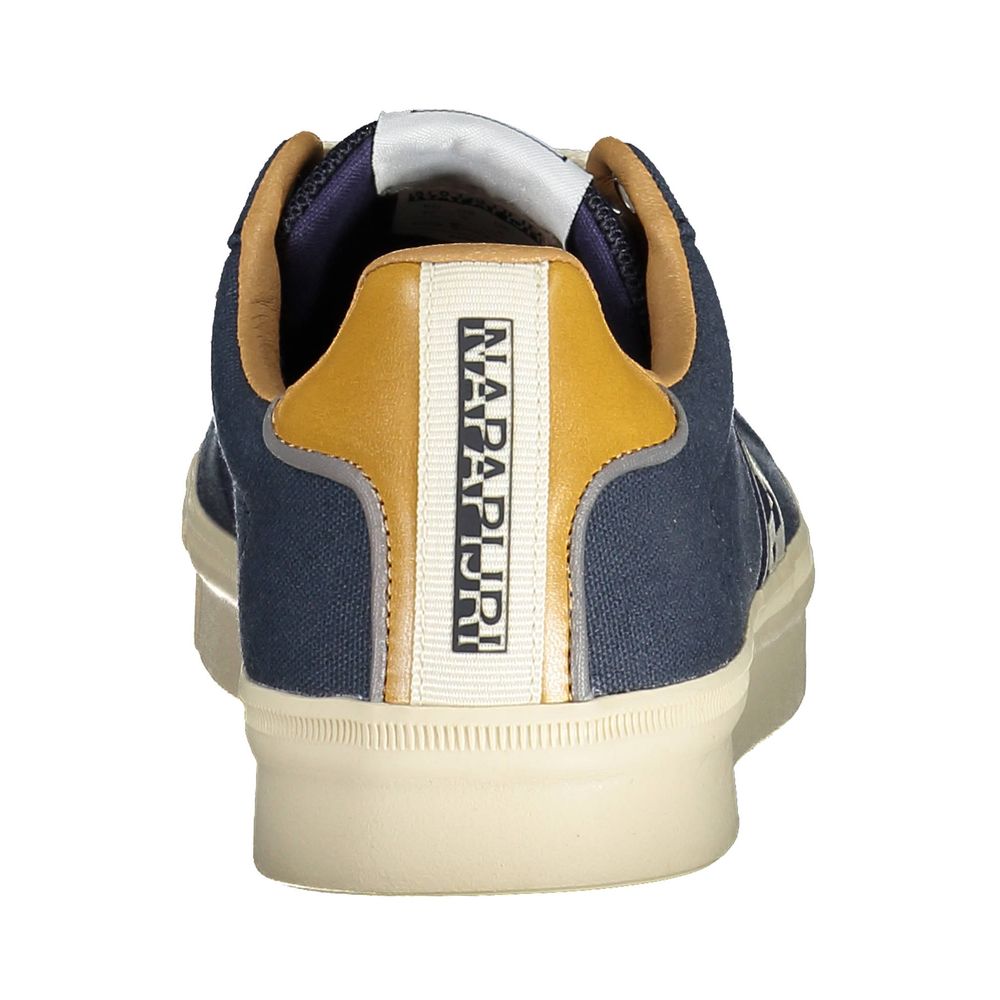 Napapijri Canvas & Polyurethane Sneakers — Navy, view 2