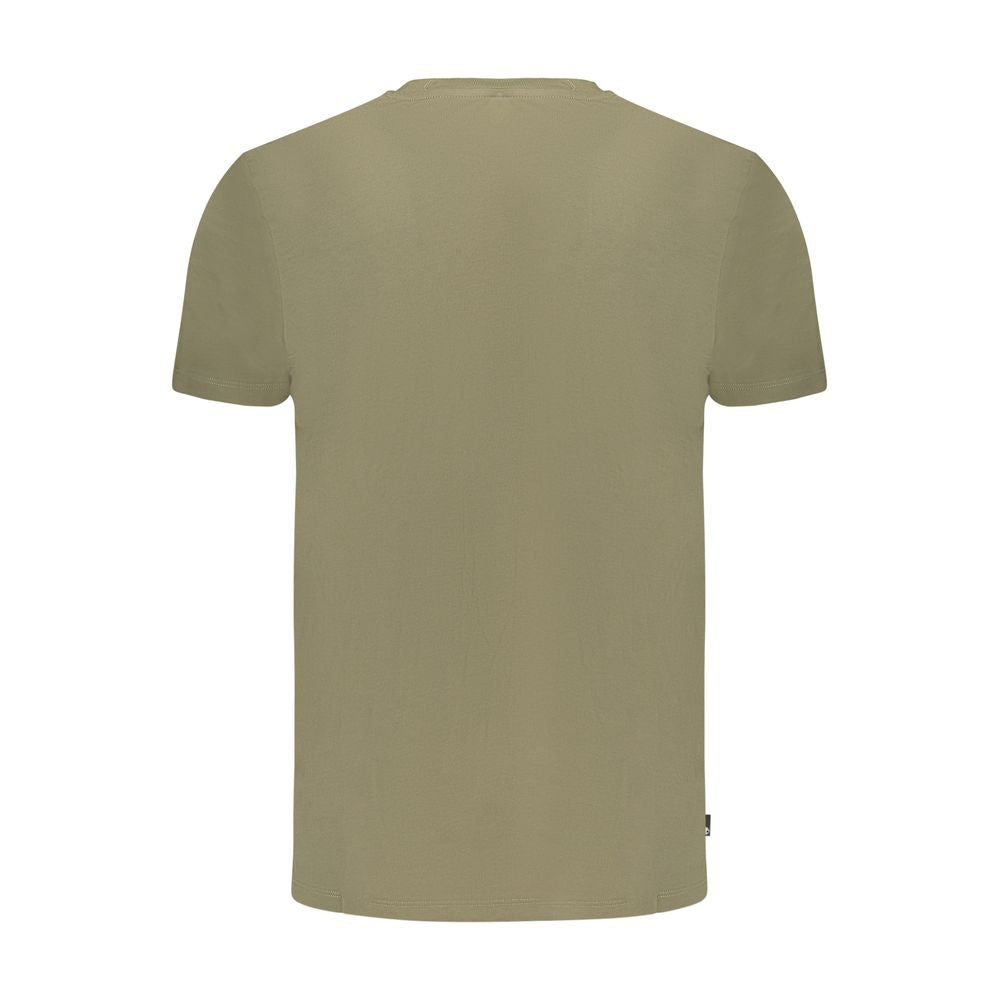 Timberland Logo-Print Cotton T-Shirt — Green, view 2