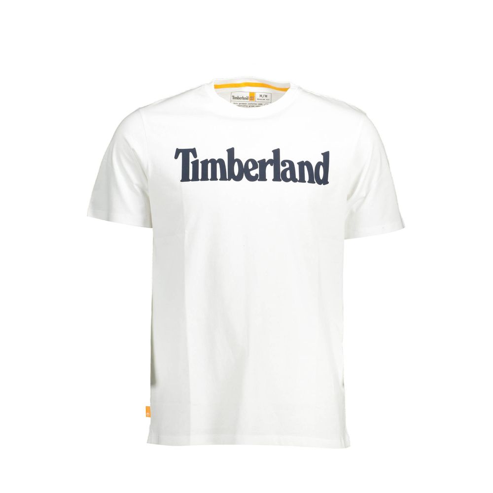 Timberland Organic Cotton Logo T-Shirt — White by Timberland
