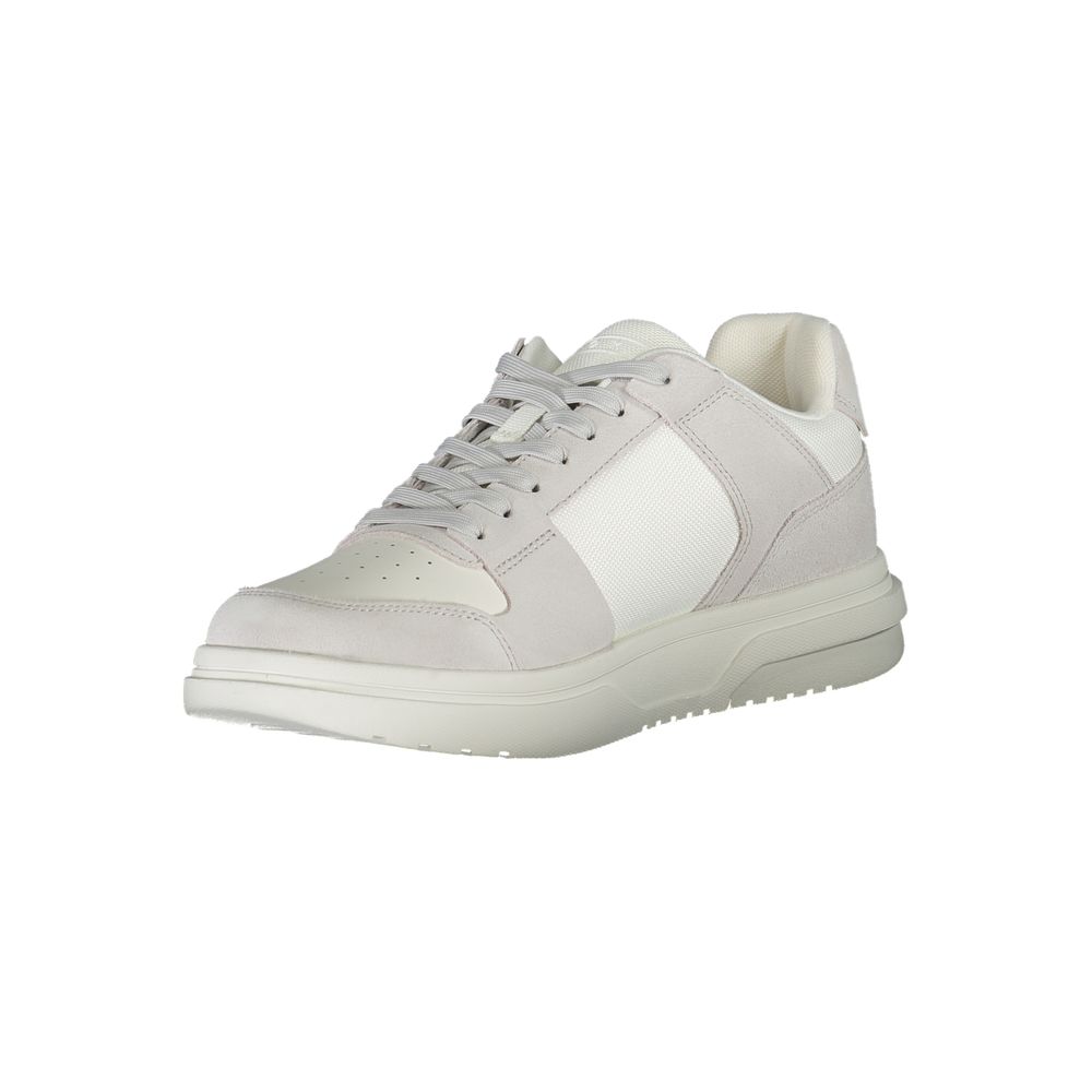 Tommy Hilfiger Leather and Polyurethane Low-Top Sneaker — White, view 3
