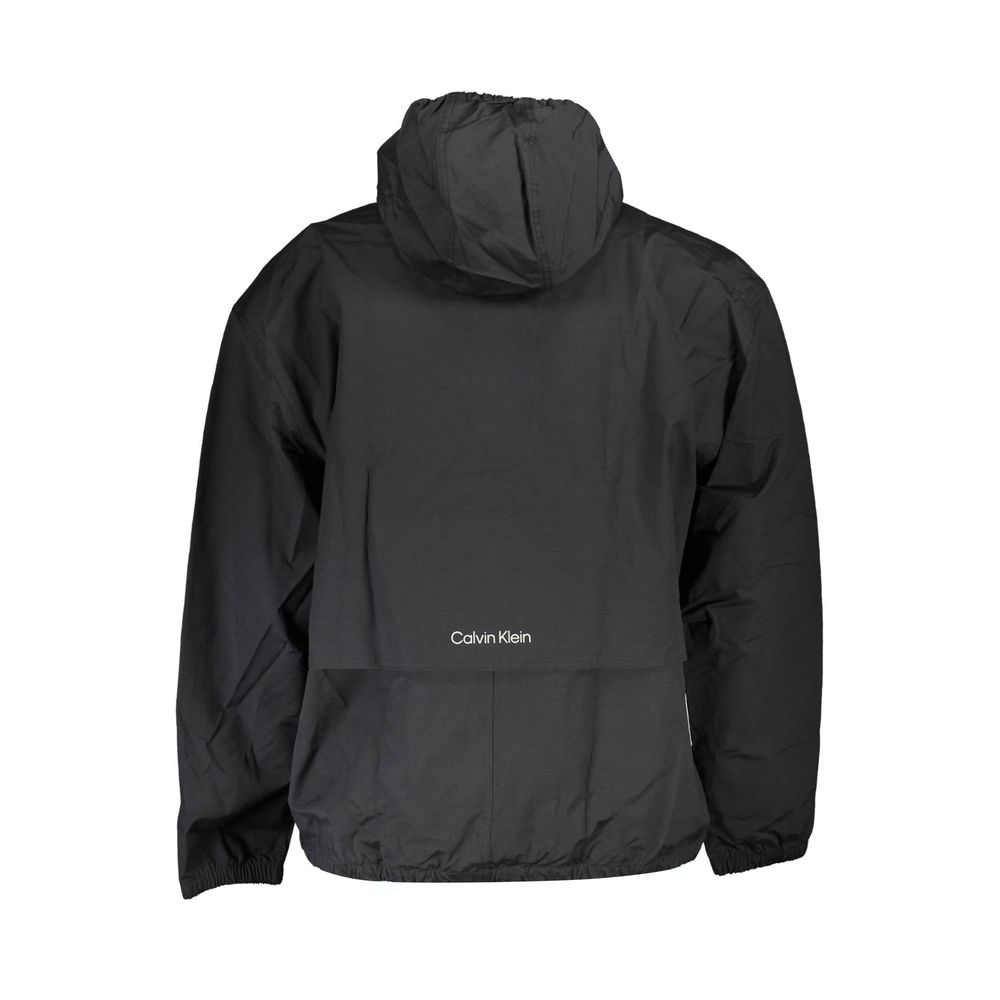 Calvin Klein Waterproof Cotton Jacket — Black, view 2