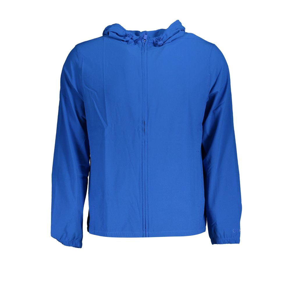 Calvin Klein Hooded Sports Jacket — Blue by Calvin Klein