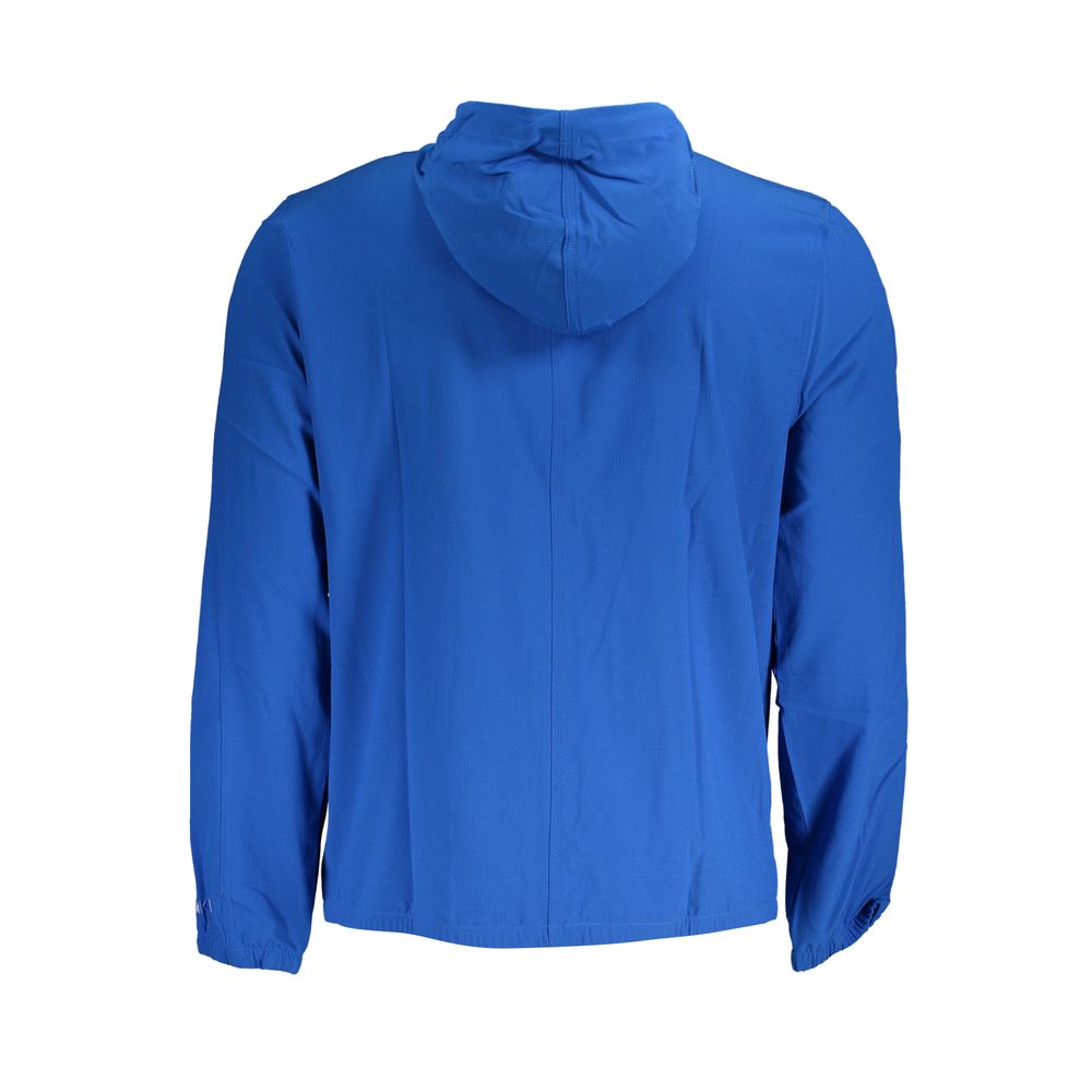 Calvin Klein Hooded Sports Jacket — Blue, view 2