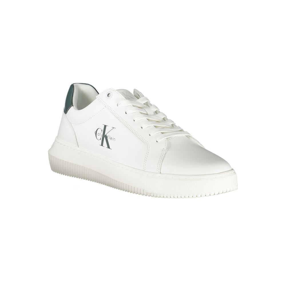 Calvin Klein Polyurethane Low-Top Sneaker — White, view 2