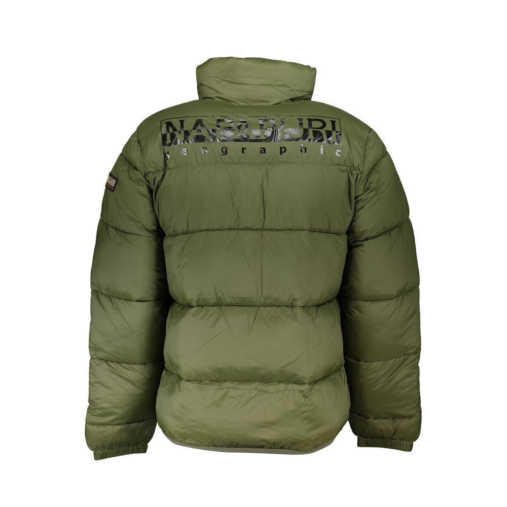 Napapijri Recycled Polyamide Down Jacket — Green, view 2