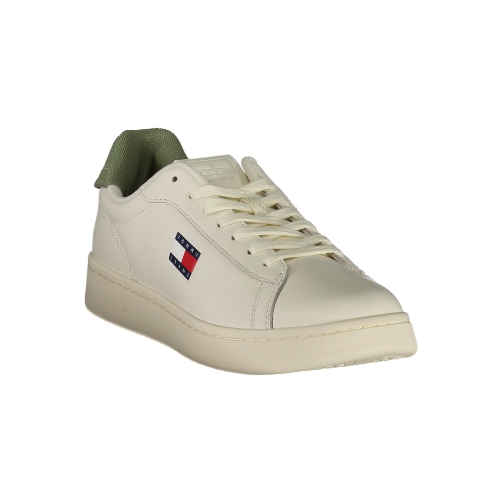 Tommy Hilfiger Logo-Detail Lace-Up Sneaker — White, view 2