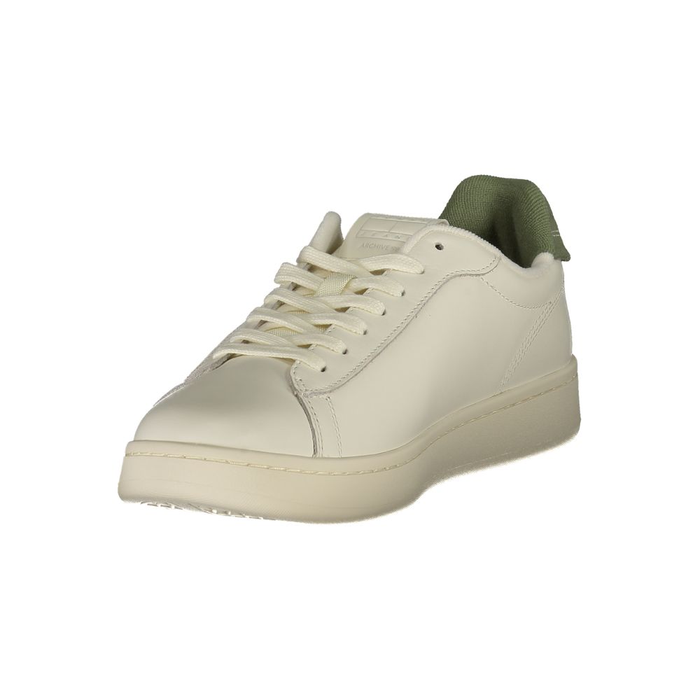 Tommy Hilfiger Logo-Detail Lace-Up Sneaker — White, view 3