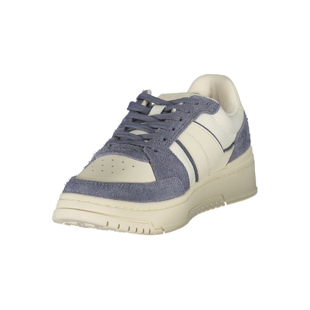 Tommy Hilfiger Colour-Block Leather Sneaker — White, view 3