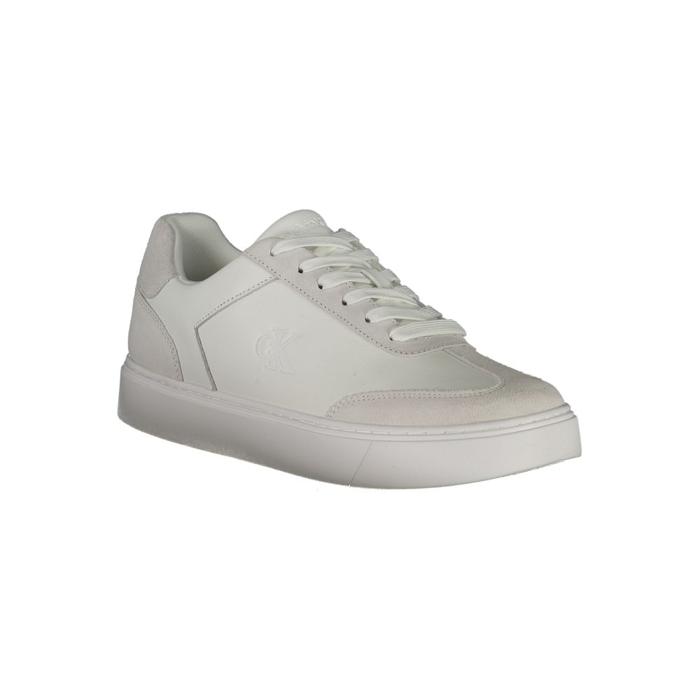 Calvin Klein Minimalist Colorblock Sneaker — White, view 2