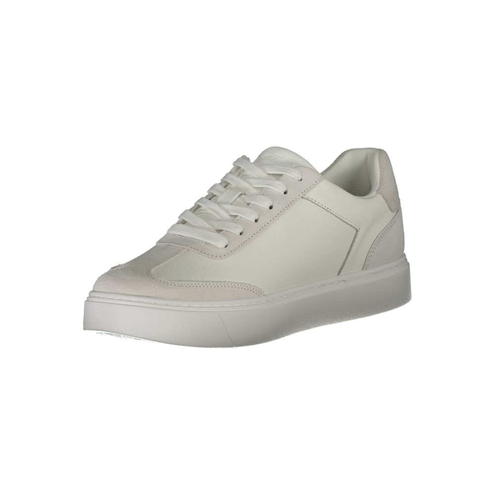 Calvin Klein Minimalist Colorblock Sneaker — White, view 3