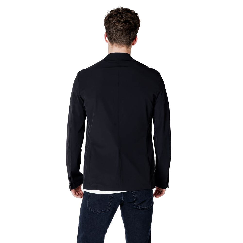 Armani Exchange Cotton Blazer — Black, view 2