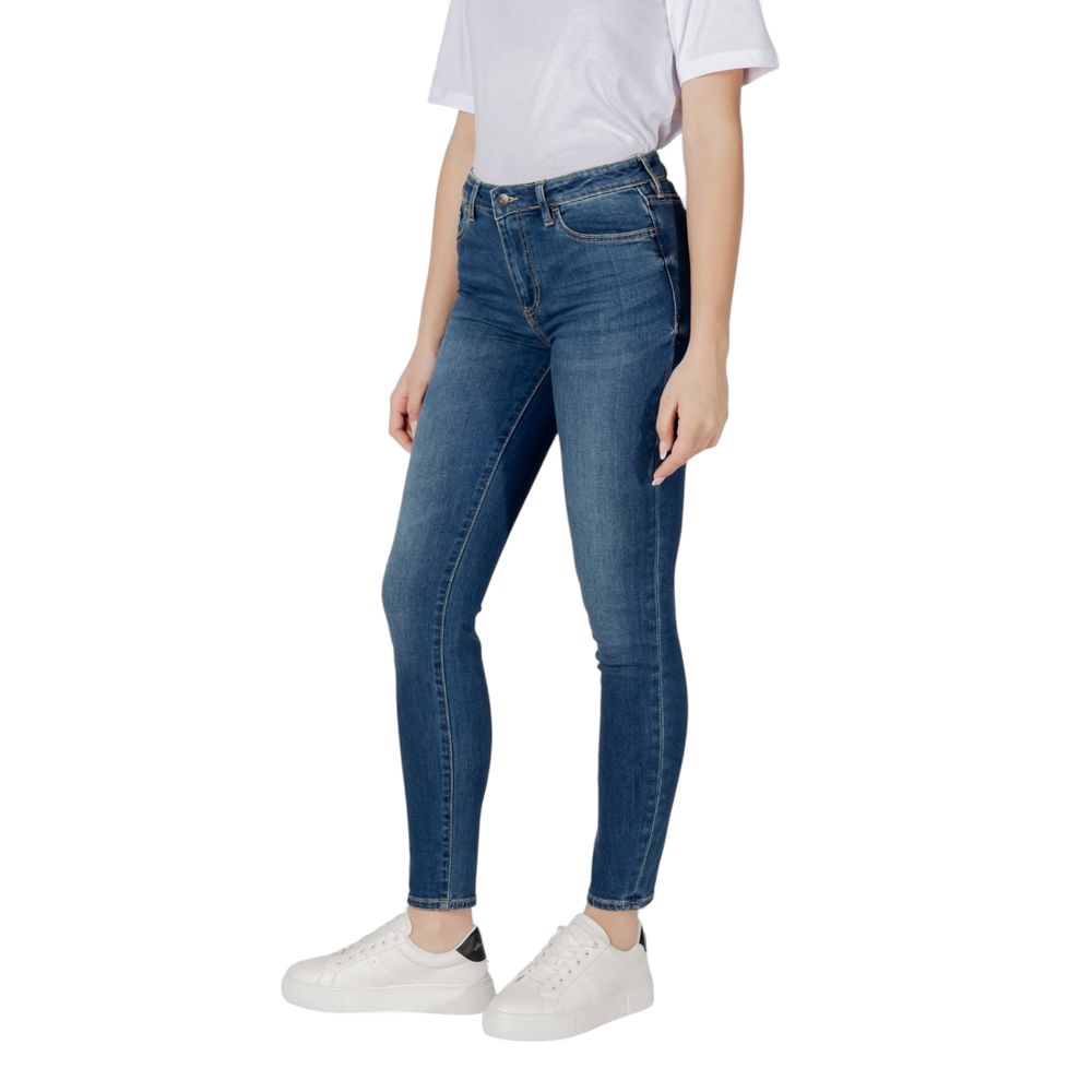 Armani Exchange Skinny Cotton Jeans — Blue, view 3