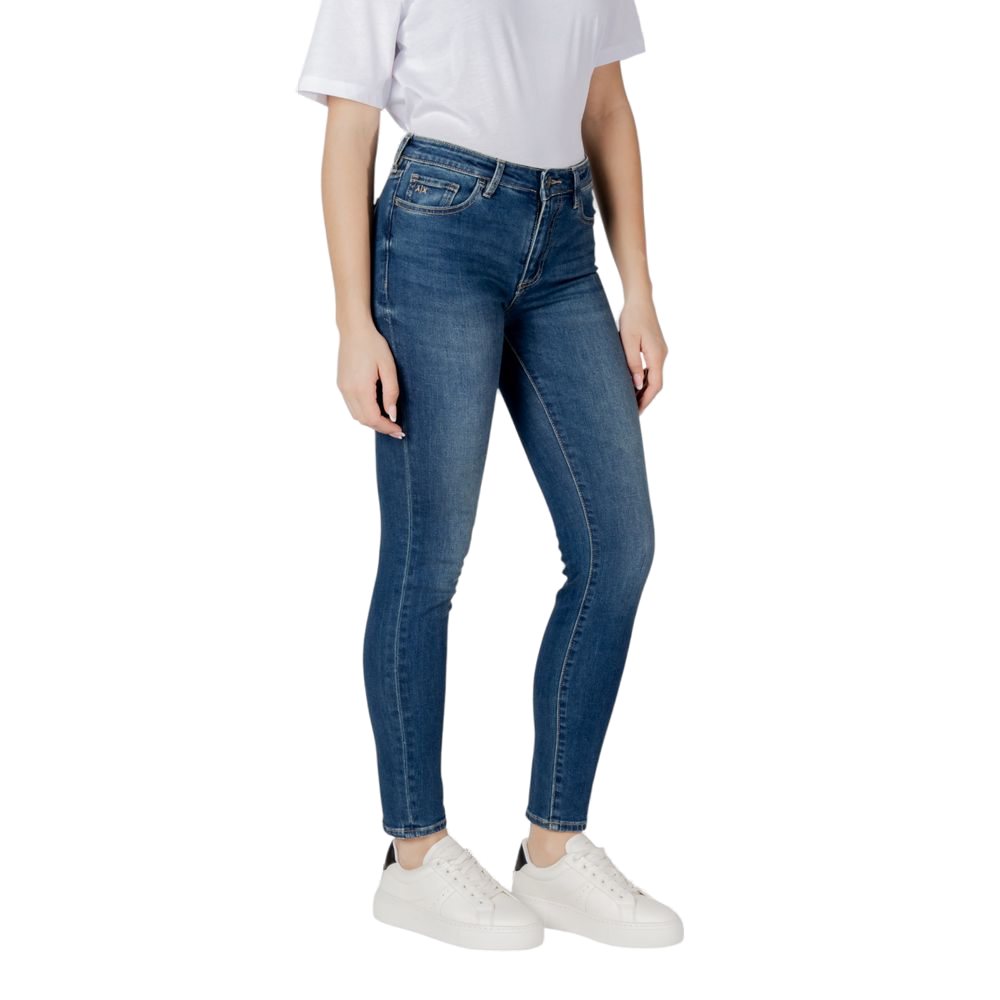 Armani Exchange Skinny Cotton Jeans — Blue, view 4