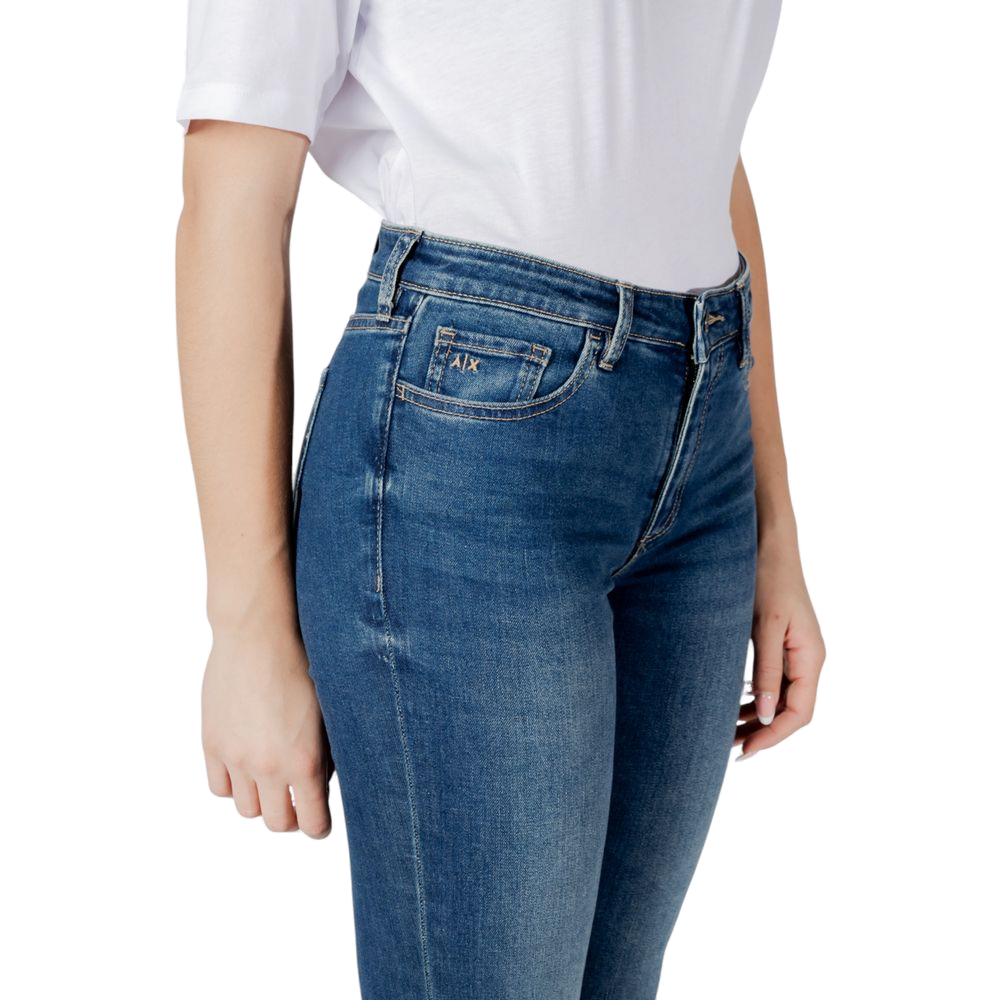 Armani Exchange Skinny Cotton Jeans — Blue, view 5