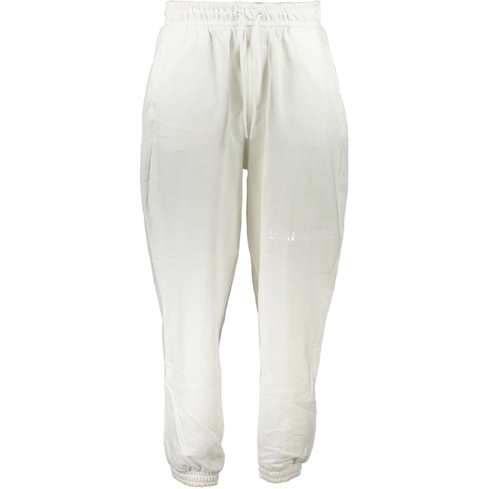 Calvin Klein Cotton Sport Joggers — White by Calvin Klein