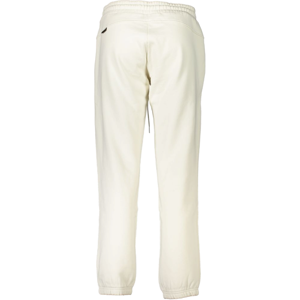 Napapijri Cotton-Fleece Joggers — White, view 2
