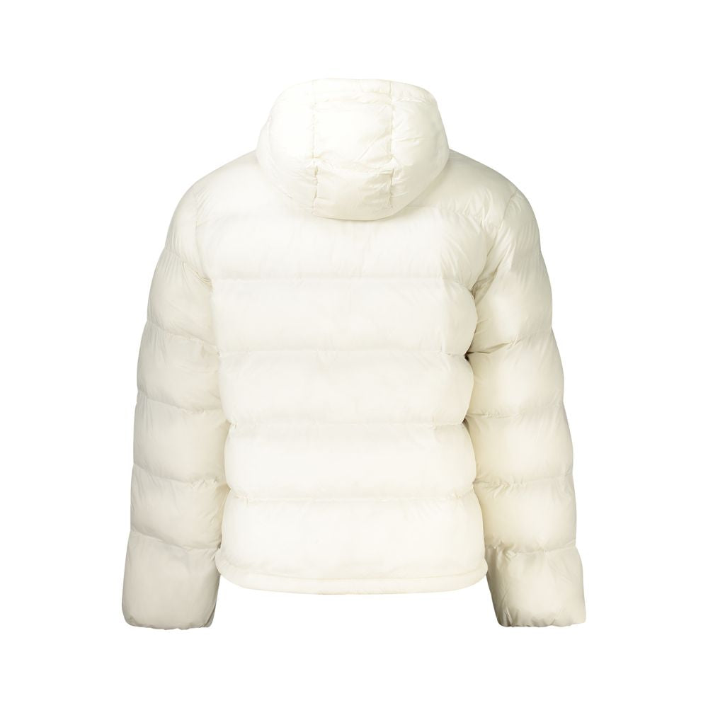 Calvin Klein Quilted with Removable Hood Down Jacket — White, view 2