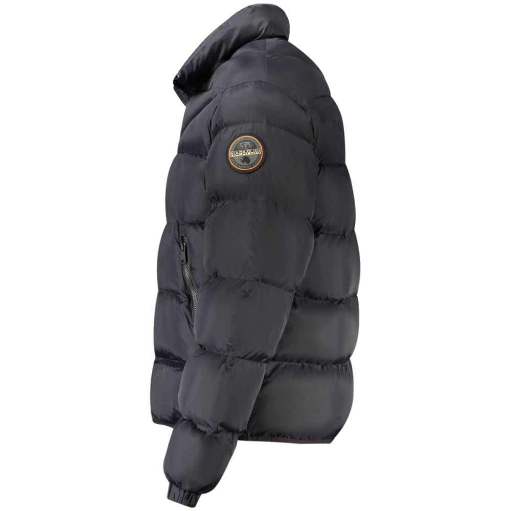 Napapijri Quilted Recycled Polyamide Down Jacket — Black, view 3