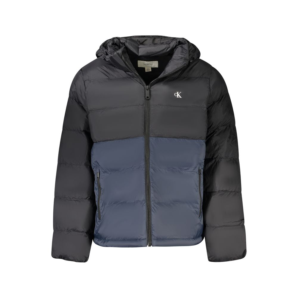 Calvin Klein Color-Block Padded Down Jacket — Black by Calvin Klein