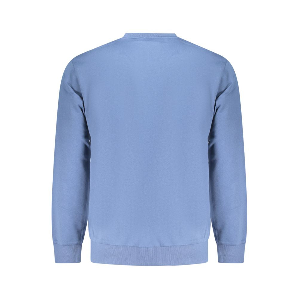 Timberland Logo-Embroidered Cotton Sweatshirt — Blue, view 2