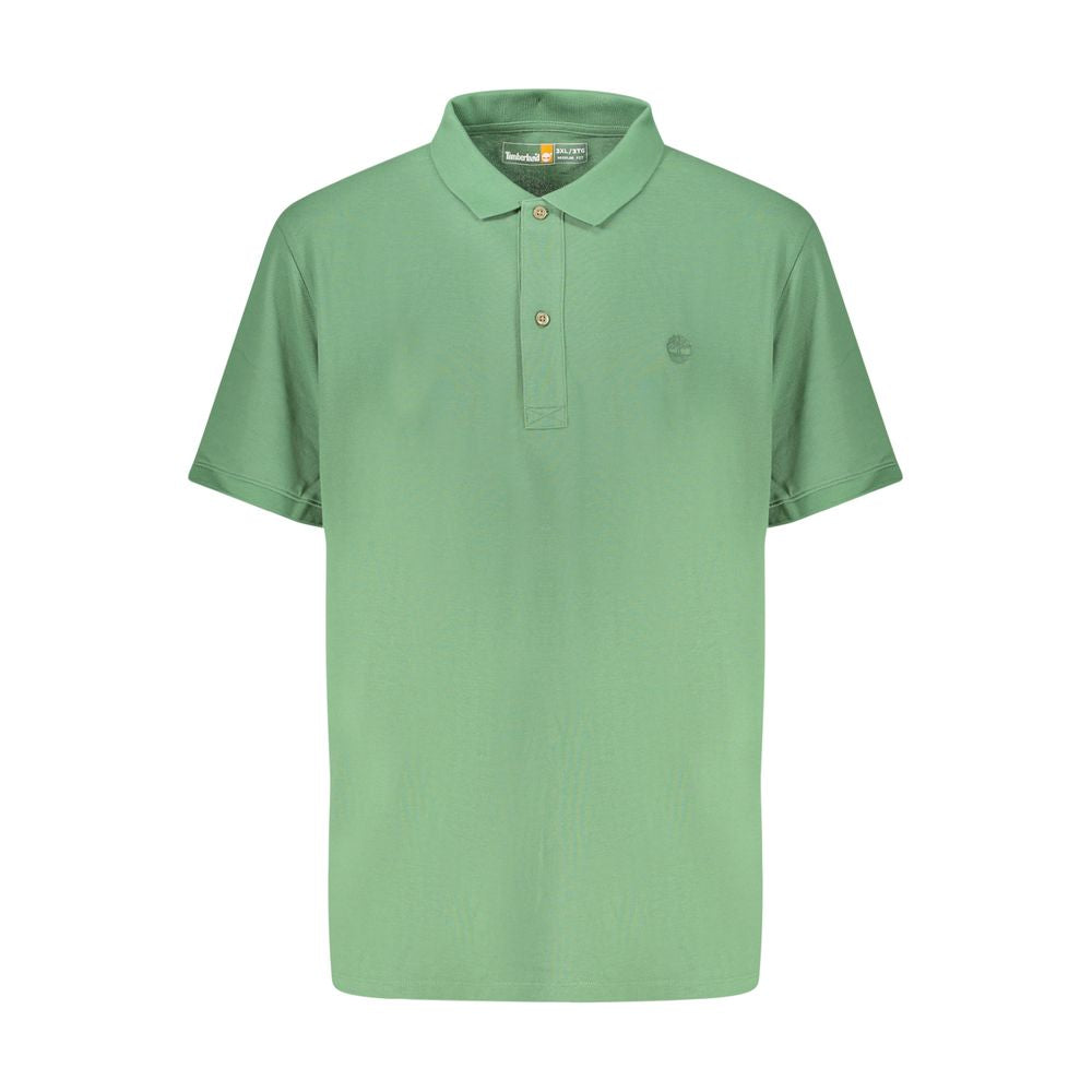 Timberland Cotton Polo Shirt — Green by Timberland