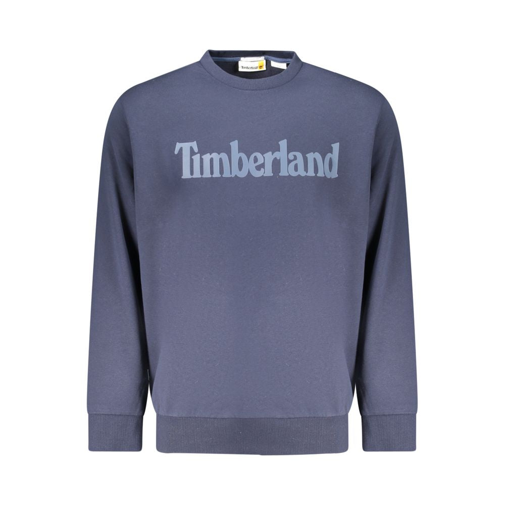 Timberland Logo-Print Cotton Sweatshirt — Blue by Timberland