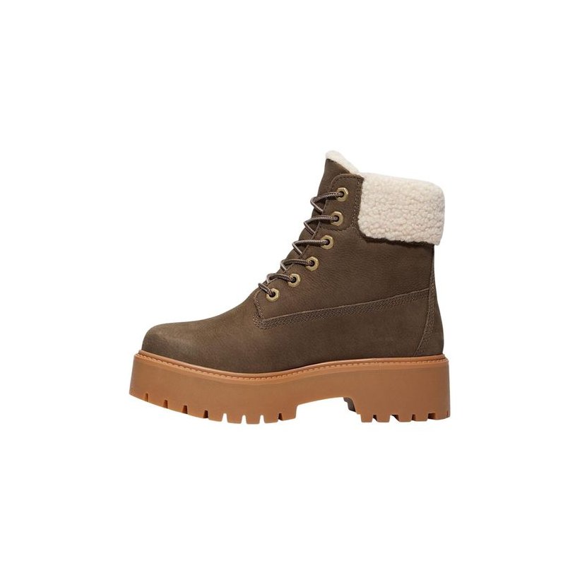 Timberland Recycled Leather Lace-Up Boot — Brown, view 5