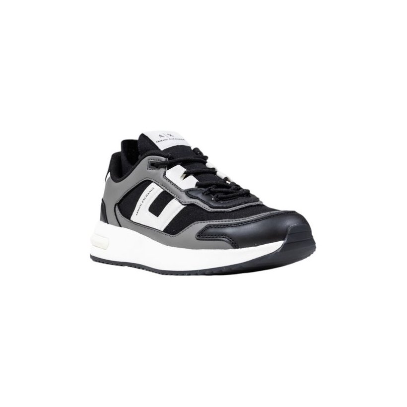 Armani Exchange Bicolor Polyester Athletic Sneaker — Multicolor, view 2