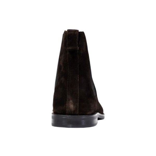 Calvin Klein Suede Chelsea Boots — Brown, view 4