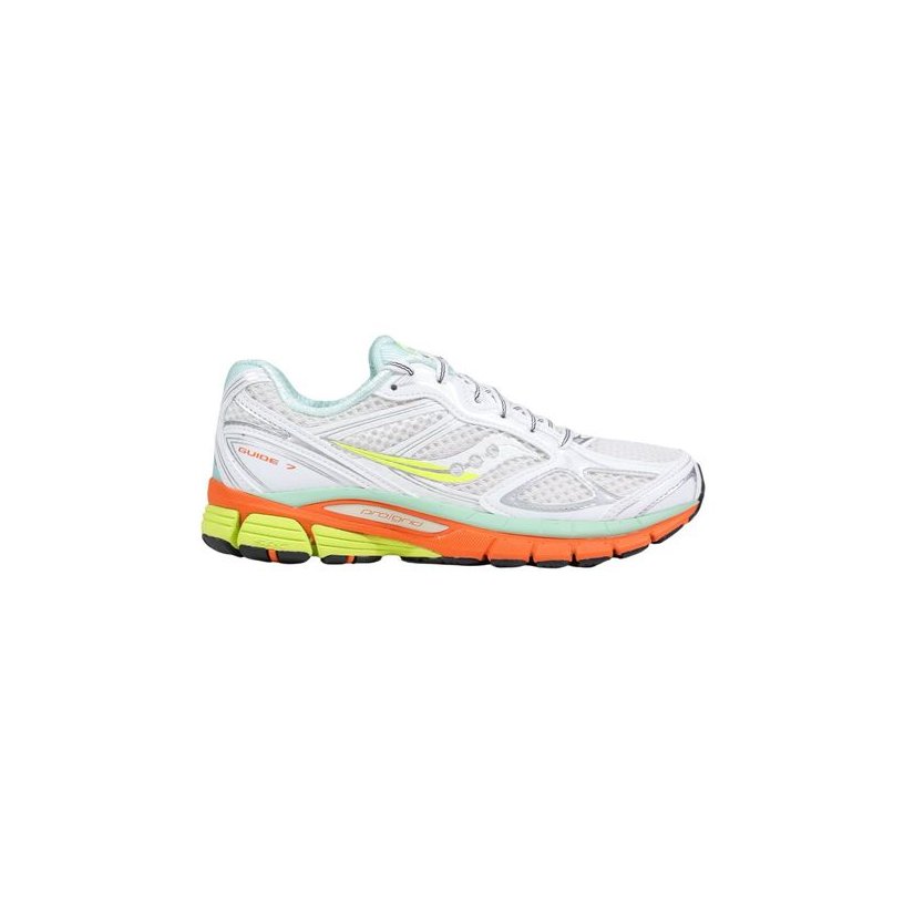 Saucony ProGrid Guide 7 Athletic Shoes — White by Saucony