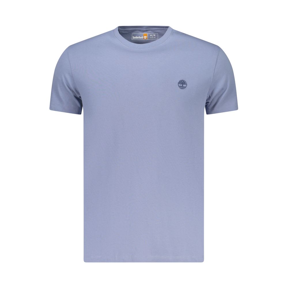Timberland Cotton Crew Neck T-Shirt — Blue by Timberland