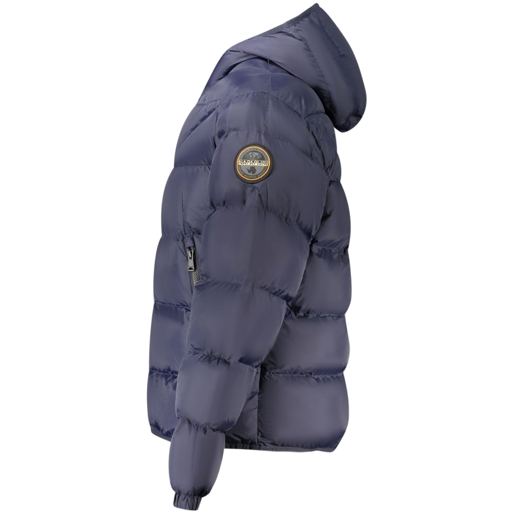Napapijri Recycled Polyamide Down Jacket — Blue, view 3